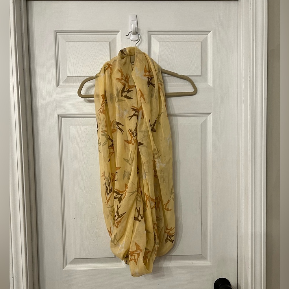 Cream and sparrow infinity scarf one size